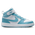 Nike Court Borough Mid 2 - Boys' Preschool White/Denim Turq