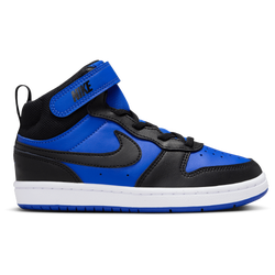 Boys' Preschool - Nike Court Borough Mid 2 - White/Royal/Black