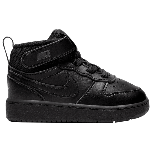 

Nike Boys Nike Court Borough Mid 2 - Boys' Toddler Basketball Shoes Black/Black Size 10.0