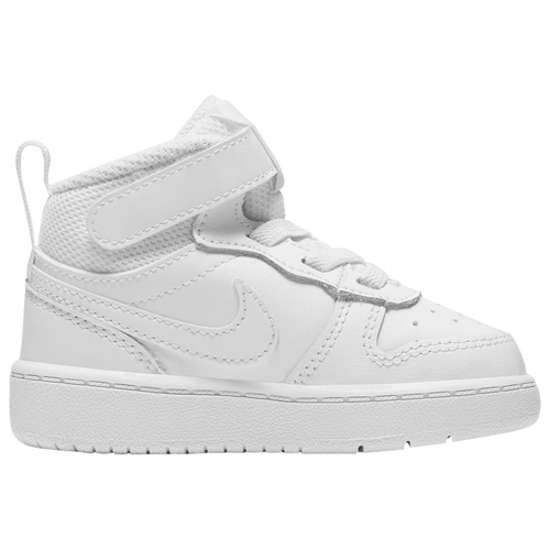 

Nike Boys Nike Court Borough Mid 2 - Boys' Toddler Basketball Shoes White/White Size 7.0