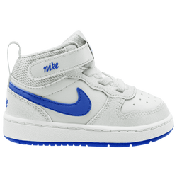 Boys' Toddler - Nike Court Borough Mid 2 - Summit White/Hyper Royal/White