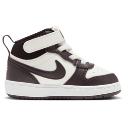 Boys' Toddler - Nike Court Borough Mid 2 - Burgundy Ash/White/Sail