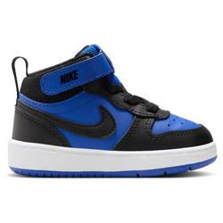 Boys' Toddler - Nike Court Borough Mid 2 - White/Royal/Black