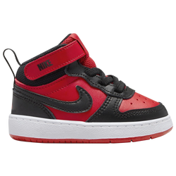 Boys' Toddler - Nike Court Borough Mid 2 - University Red/Black