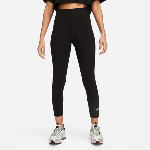 Shop Nike Womens  Classic 7/8 Tights In Black/white
