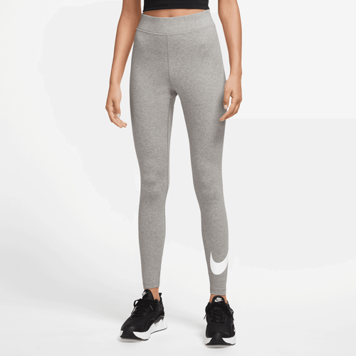 WOMENS - Nike Classic GX HR SwooshTights - Dark Grey Heather