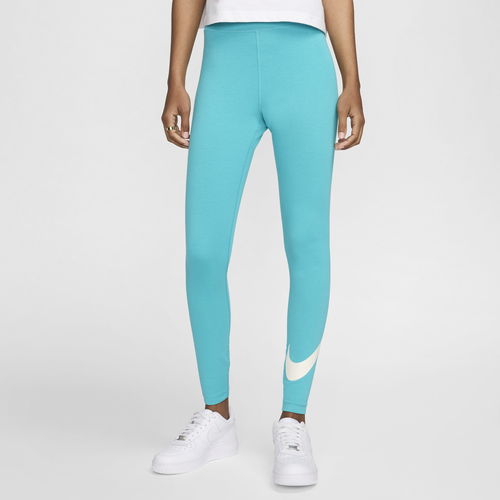 

Nike Womens Nike Classic GX HR SwooshTights - Womens Dusty Cactus/Sail Size M