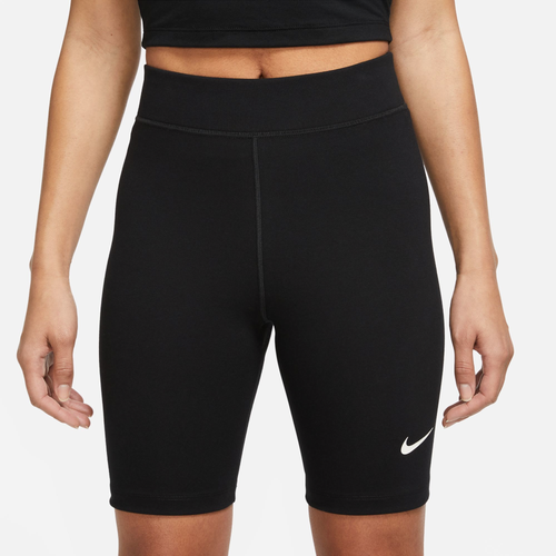 Nike Womens  Classic Hr 8" Shorts In Black/sail