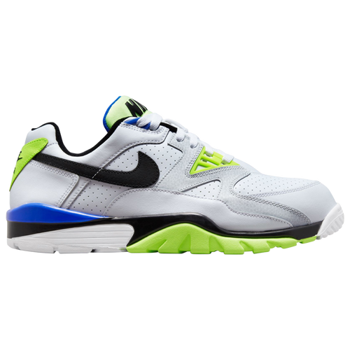 Shop Nike Mens  Air Trainer 3 In White/blue/volt