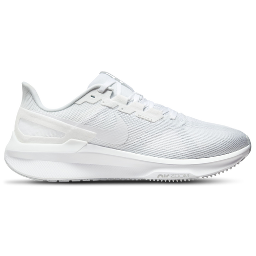 

Nike Mens Nike Air Zoom Structure 25 - Mens Running Shoes White/White/Pure Platinum Size 08.0