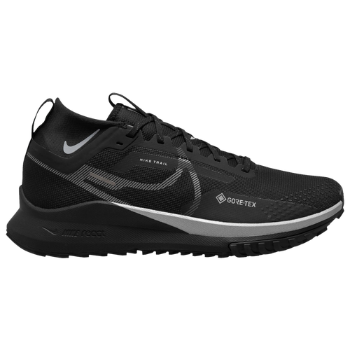 

Nike Mens Nike React Pegasus Trail 4 GTX - Mens Running Shoes Black/Grey/Silver Size 9.5