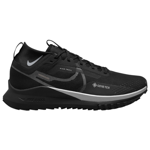 

Nike Mens Nike React Pegasus Trail 4 GTX - Mens Running Shoes Black/Grey/Silver Size 12.0