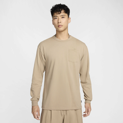 Men's - Nike NSW Premium Essential L/S  - Khaki