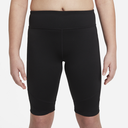 Girls' Grade School - Nike Dri-FIT One Bike Shorts - Black/Black/Black