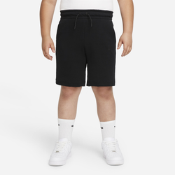 Boys' Grade School - Nike Tech Fleece Shorts Extended Sizes - Black