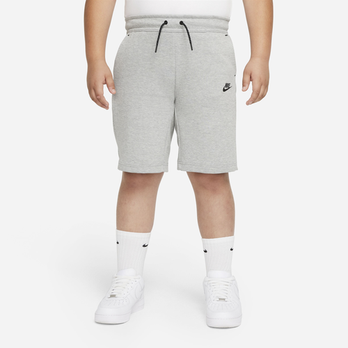 

Boys Nike Nike Tech Fleece Shorts Extended Sizes - Boys' Grade School Gray