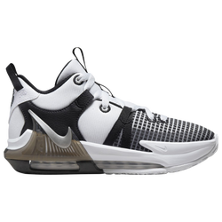 Boys' Grade School - Nike Witness VII - Metallic Silver/Black/White