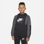 Nike Air Pullover Hoodie - Boys' Grade School Black/Grey