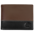 Timberland Hunter Two-Tone Leather Commuter Wallet - Timberland Black/Brown