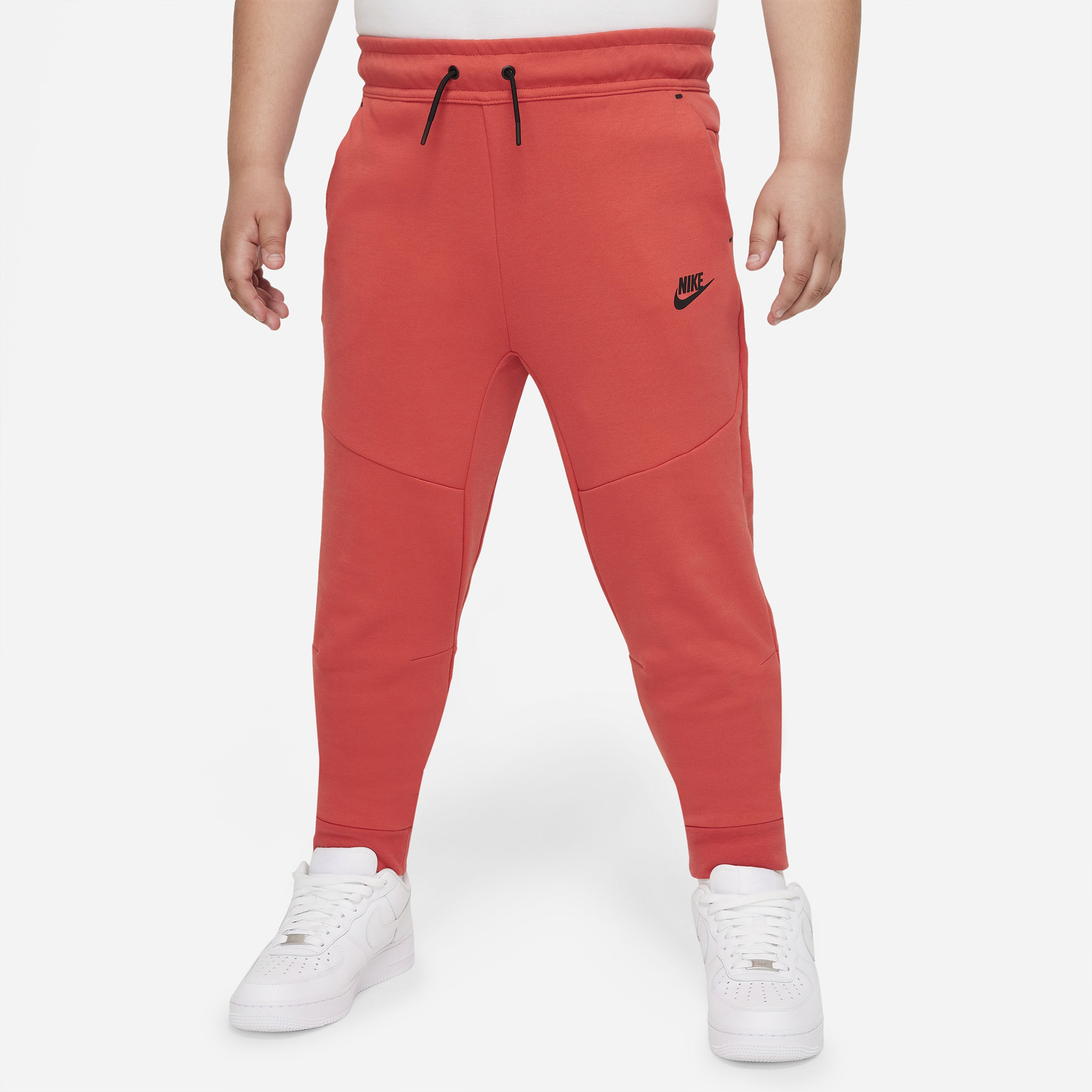 red nike tech sweatpants