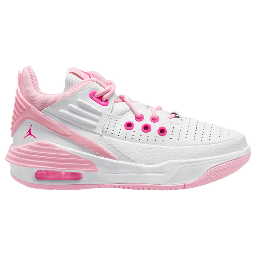 Shop Jordan Girls   Max Aura 5 Fund In White/med Soft Pink/fierce Pink