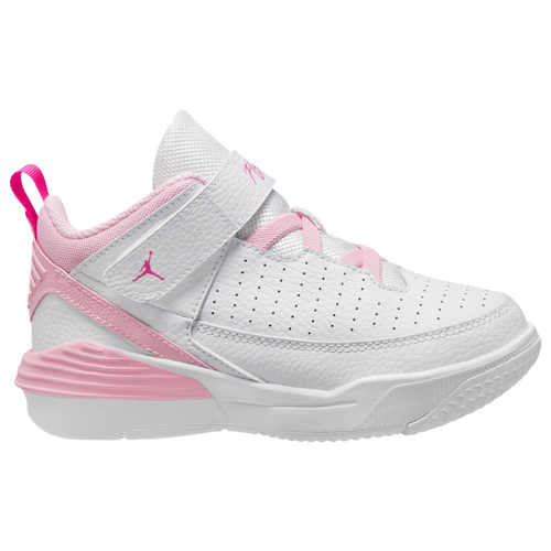 

Girls Preschool Jordan Jordan Jordan Max Aura 5 Fund - Girls' Preschool Basketball Shoe White/Med Soft Pink/Fierce Pink Size 13.0