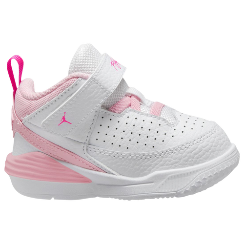 

Jordan Girls Jordan Jordan Max Aura 5 Fund - Girls' Toddler Basketball Shoes Med Soft Pink/Fierce Pink/White Size 10.0
