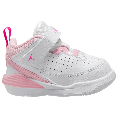 

Jordan Girls Jordan Jordan Max Aura 5 Fund - Girls' Toddler Basketball Shoes Med Soft Pink/Fierce Pink/White Size 7.0