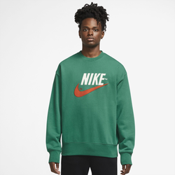 Men's - Nike Trend Fleece Crew - Green/Green