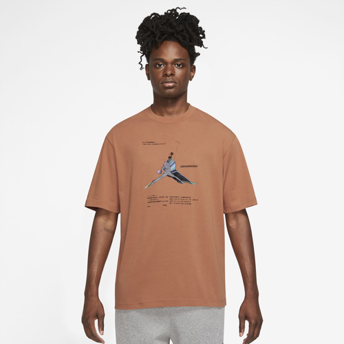 

Jordan Mens Jordan 23ENG Statement GX Crew - Mens Orange/Black Size L
