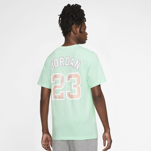 

Jordan Mens Jordan Sport DNA 23 Short Sleeve Crew - Mens Green/Green Size S