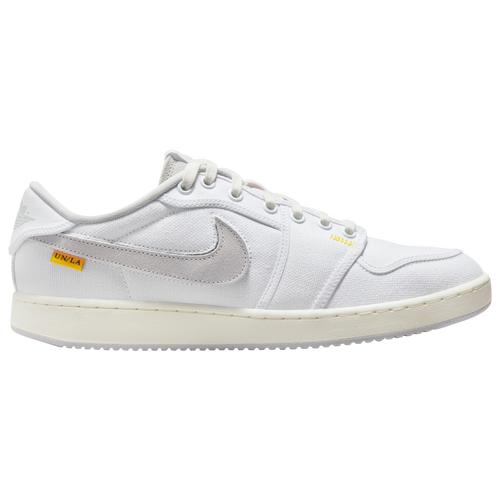 Jordan Air  1 Ko Low-top Sneakers In White/grey/gold