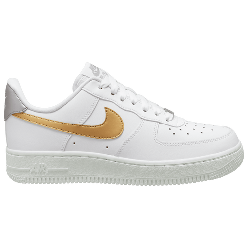 white and gold womens air force 1
