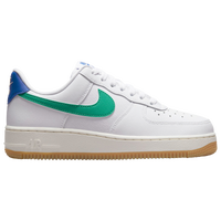 Nike Air Force 1 Custom Sneakers Low Two Tone Army Military Green White  Shoes