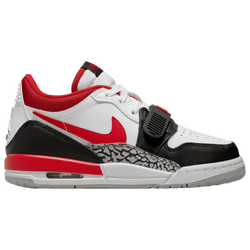 Boys' Grade School - Jordan Legacy 312 Low - White/Black/Fire Red