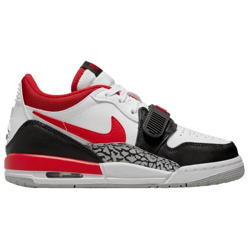 Shop Jordan Boys  Legacy 312 Low In White/black/fire Red