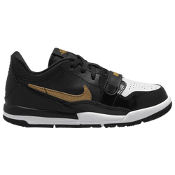 Boys' Preschool - Jordan Legacy 312 Low - Black/Metallic Gold/White