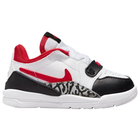 Jordan Boys Legacy 312 Low Shoes Black Fire Red White Size 06.0