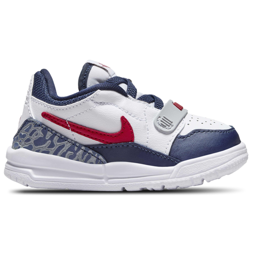 

Boys Jordan Jordan Legacy 312 Low - Boys' Toddler Basketball Shoe White/Navy/Red Size 07.0