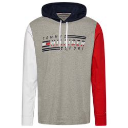 Men's - Tommy Hilfiger Long Sleeve Challenger T-Shirt - Grey