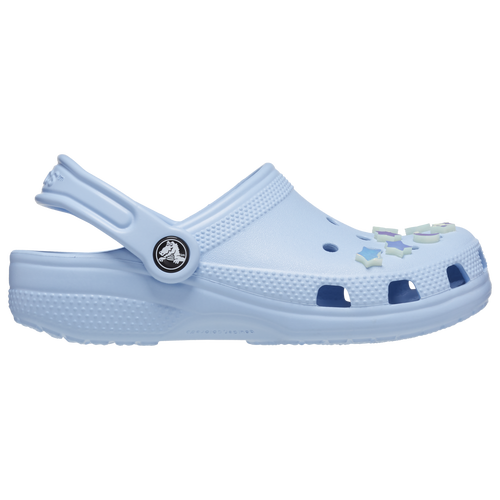 

Girls Crocs Crocs Classic Stars and Moon Clogs - Girls' Toddler Shoe Blue Calcite Size 05.0