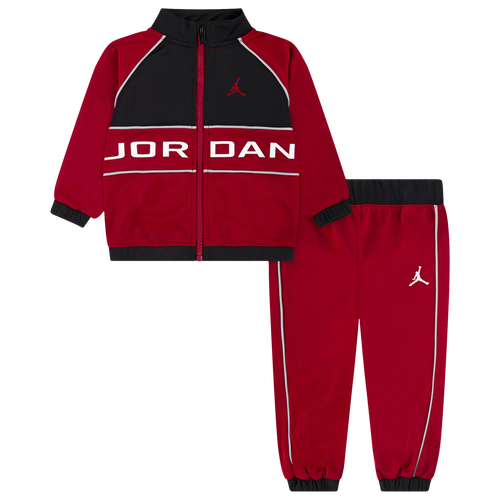 Jordan Boys Infant   Wind Breaker Piping Set In Gym Red/black