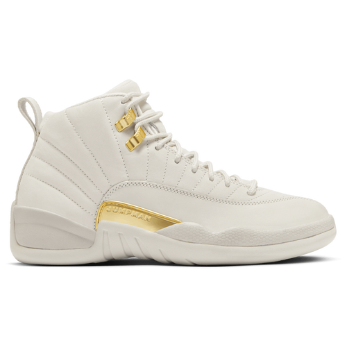 Jordan retro 12 white and gold on sale