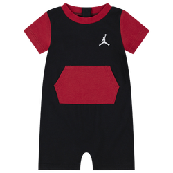 Boys' Infant - Jordan Brooklyn Essential Romper - Black/Red