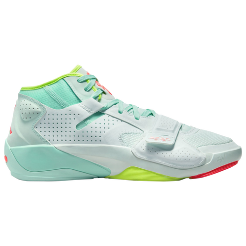 

Nike Mens Nike Zion 2 V2 - Mens Basketball Shoes Flash Crimson/Barely Green/Volt Size 11.0