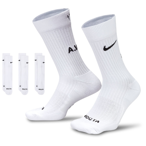 

Nike Nike Sneaker Sox Nocta Crew Socks 3Pack - Adult White/Black Size L