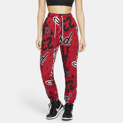 Women's - Jordan Plus AOP Fleece Pants - Red/White