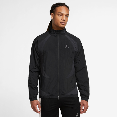 

Jordan Mens Jordan Sport Jam Warm-Up Jacket - Mens Black/Grey Size L
