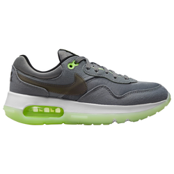 Boys' Grade School - Nike Air Max Motif - Smoke Grey/Black/Barely Volt