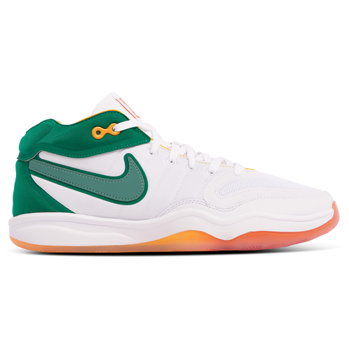 

Nike Mens Nike Air Zoom G.T. Hustle 2 - Mens Basketball Shoes Vintage Green/White/Malachite Size 12.0